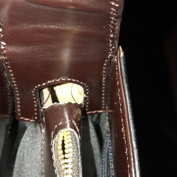 Moschino Chestnut Leather Purse - Picture 6 of 8
